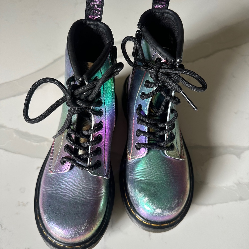 Dr. Martens Kids Holographic Boots